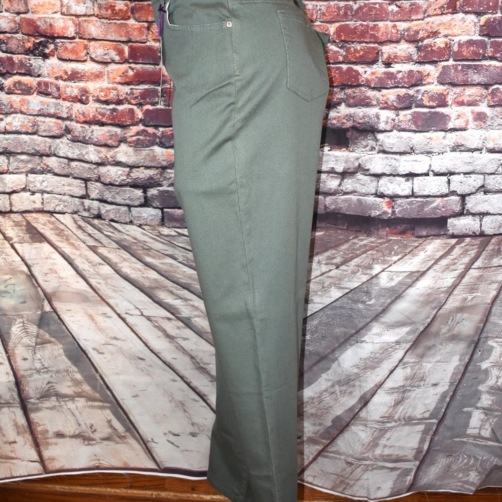 Gloria Vanderbilt 12 Amanda Classic Mid Rise Desert Sage - Picture 8 of 12
